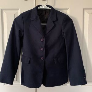 Tuff Rider Showcoat-navy; Children’s size 12; Equestrian blazer